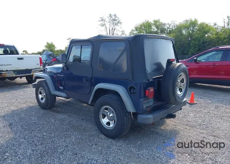 2002 Jeep Wrangler X from USA, damaged, VIN 1J4FA39S82P767371